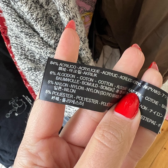 Zara | Grey Slouchy Knit Cardigan - Picture 4 of 4